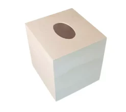 Caja de madera cuadrada para pañuelos Artiwood