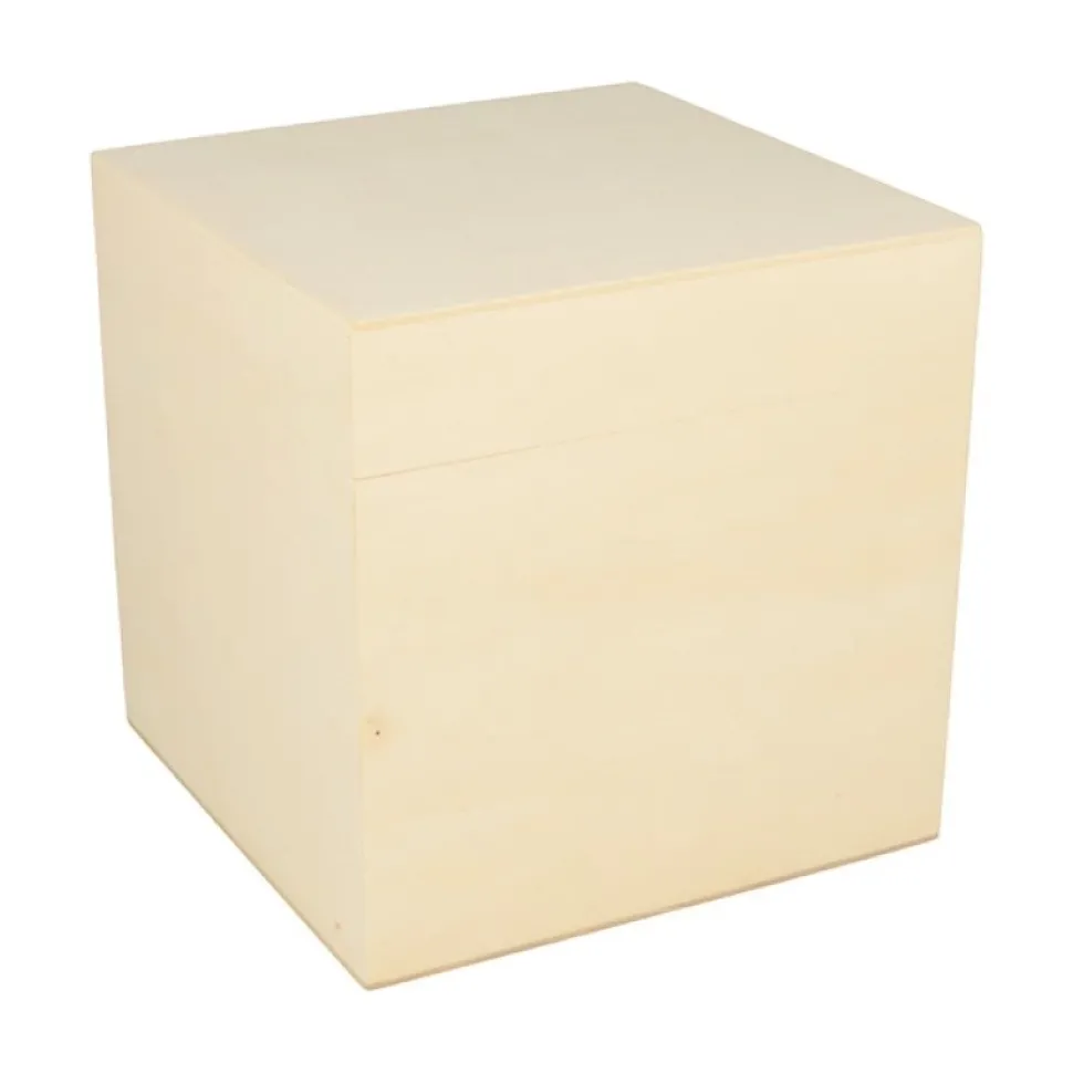 Caja de madera Cubo Artemio