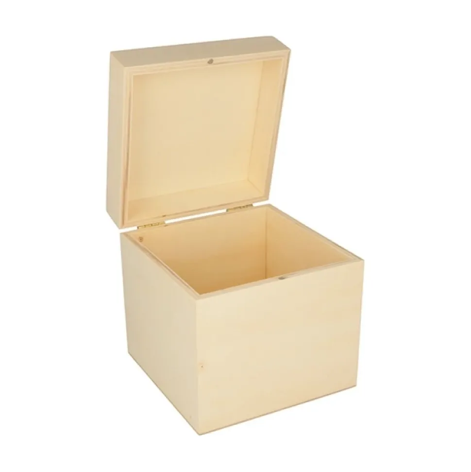 Caja de madera Cubo Artemio