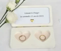 Caja de Madera para Anillos de boda On se Marie Artemio