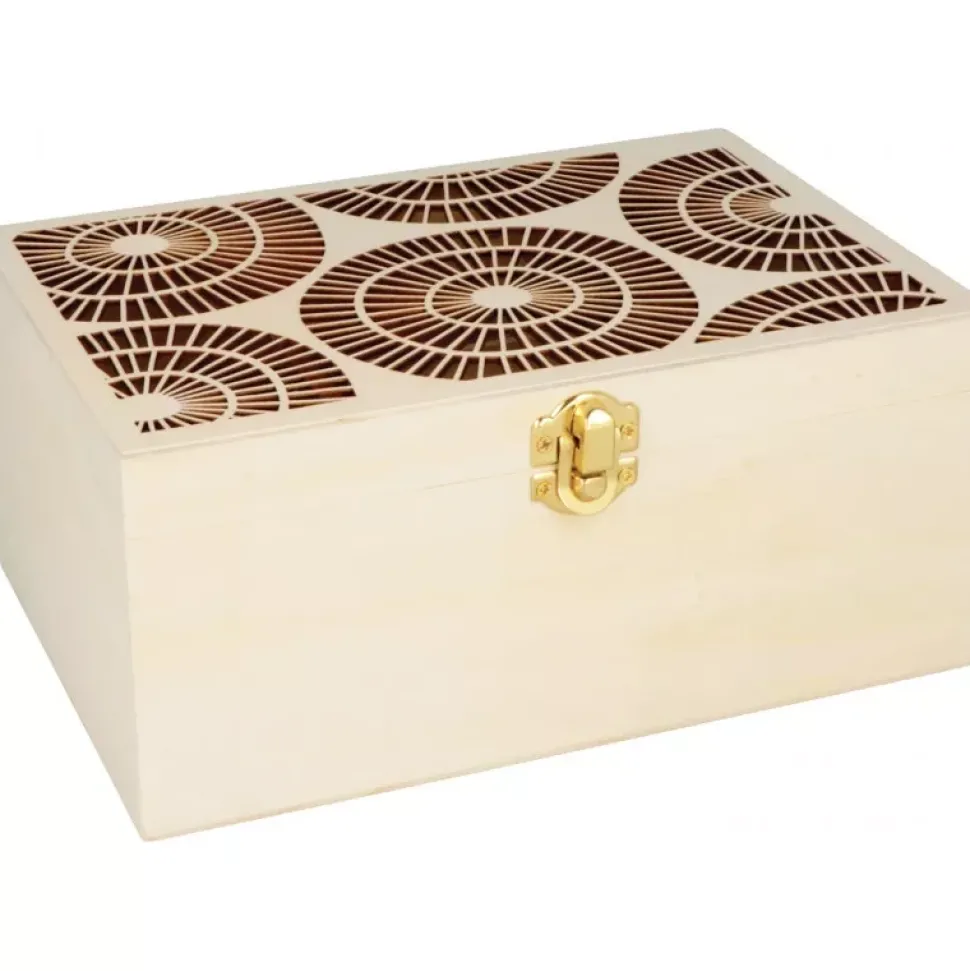 Caja de madera para té Boho Artemio