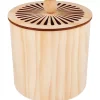 Caja de madera redonda grande Boho Artemio