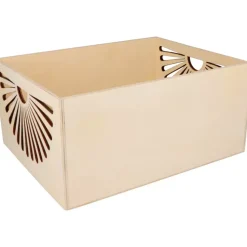 Caja de madera sin tapa Boho Artemio