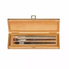 Caja de madera y 3 pinceles sintéticos acuarela 8700 Escoda