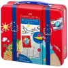 Caja de Metal 30 Rotuladores Maleta Connector Faber-Castell