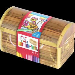 Caja de Metal 33 Rotuladores Cofre del Tesoro Connector Faber-Castell