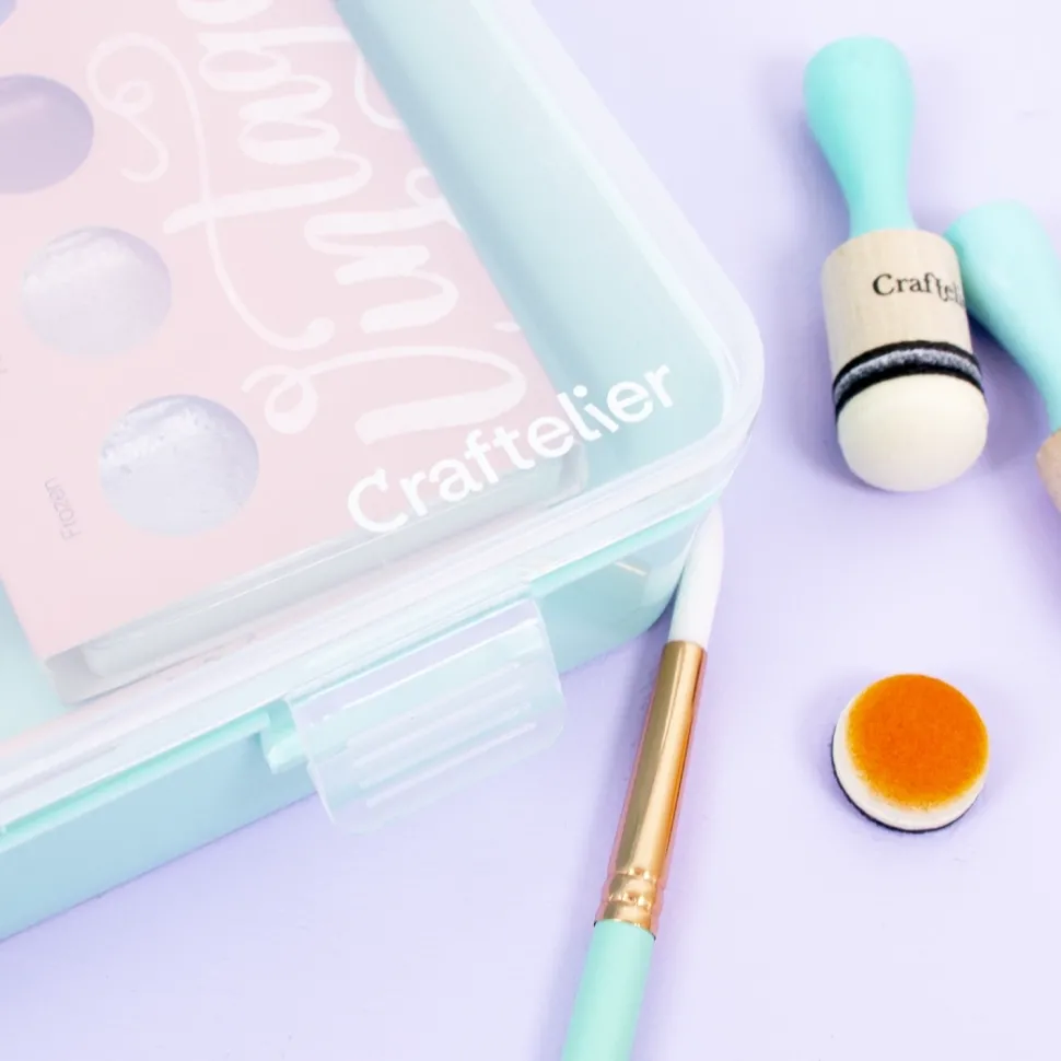 Caja de Organización Turquesa Craftelier