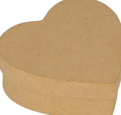 Caja De Papel Maché Corazón Artemio