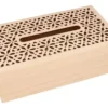 Caja de Pañuelos de Madera Flores Artemio