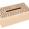Caja de Pañuelos de Madera Plumas Artemio