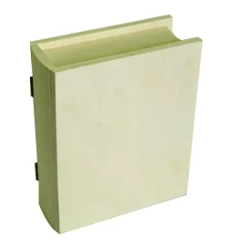 Caja libro de madera