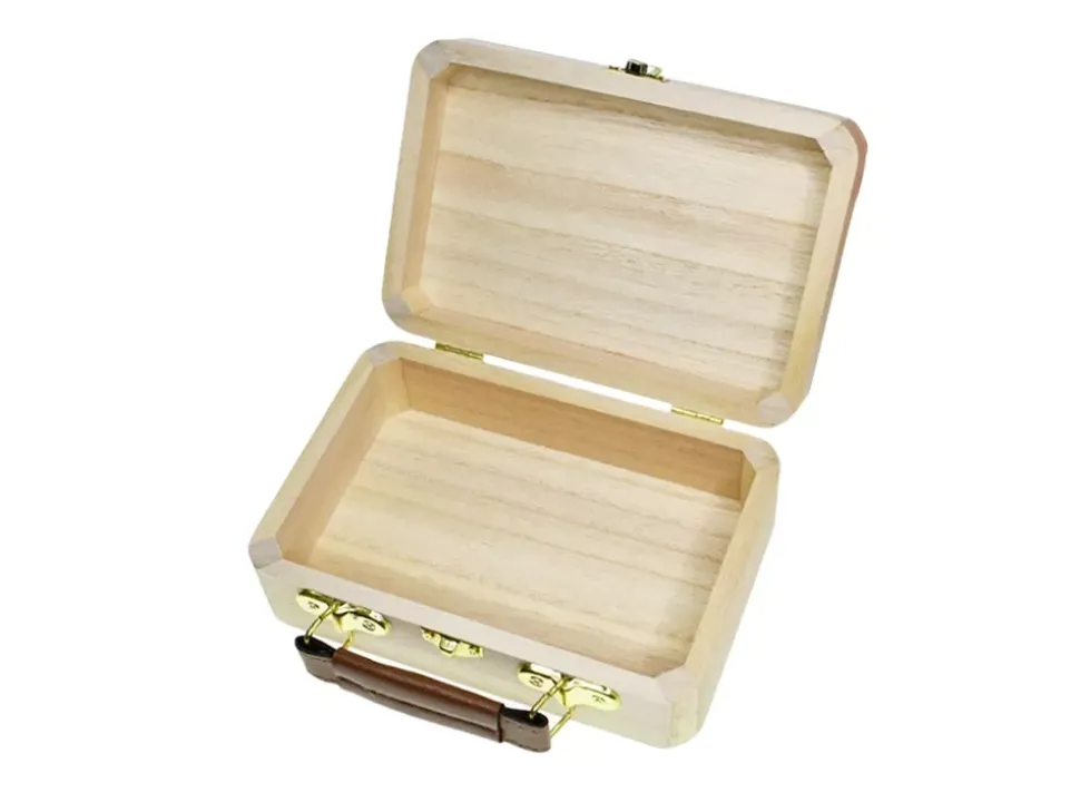 Caja Maleta Pequeña de Madera MultiCraft