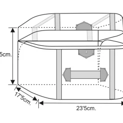 Caja maletín de cartón grande