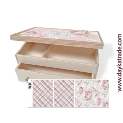 Caja Maquillaje + Tela Prediseñada Dayka