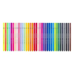 Caja metálica 36 Rotuladores Fineliners Mix Bruynzeel