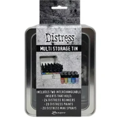 Caja metálica para Tintas Distress Tim Holtz Ranger
