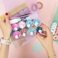 Caja Organizadora con 6 Mini Cajas para Fotografías y Crafts Craftelier