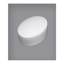 Caja Ovalada de Porexpán 15,5x11,5x8 cm.