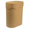 Caja ovalada olas de papel maché Rayher