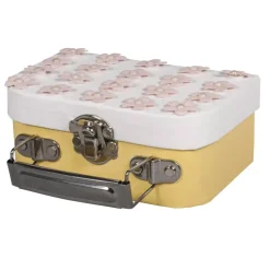 Caja Papel Maché con Cierre y Asa Metálica Rayher