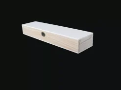 Caja para almacenar pinceles de madera