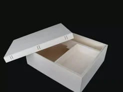 Caja para cintas de madera