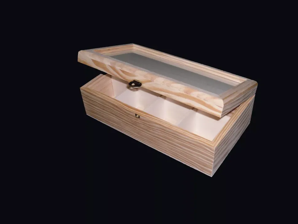 Caja para infusiones con 8 divisores