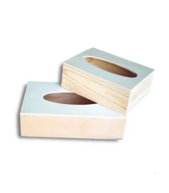 Caja para pañuelos de papel en madera