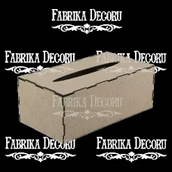 Caja para pañuelos en DM