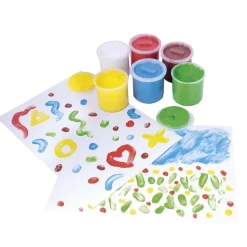 Caja pintura de dedos Jovi 125 ml. 6 piezas