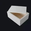 Caja rectangular de chopo con tapa