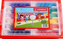 Caja School Pack 144 Rotuladores STABILO Power