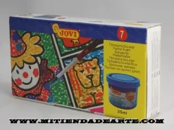 Caja temperas Jovi 35 ml. 7 piezas