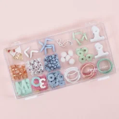 Caja Transparente con 18 Compartimentos Craftelier