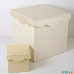 Cajas con tapa de ondas