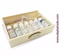 Cajita de Madera Mini Maletín de Artista Dayka