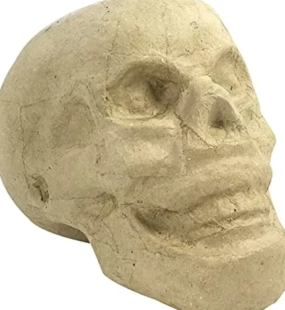 Calavera de Papel Maché Décopatch
