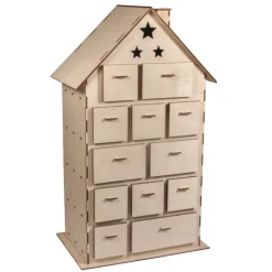 Calendario de Adviento Casa con estrellas Rayher