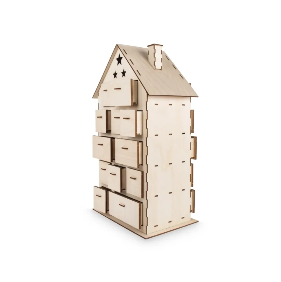 Calendario de Adviento Casa con estrellas Rayher