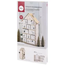 Calendario de Adviento Casa con estrellas Rayher