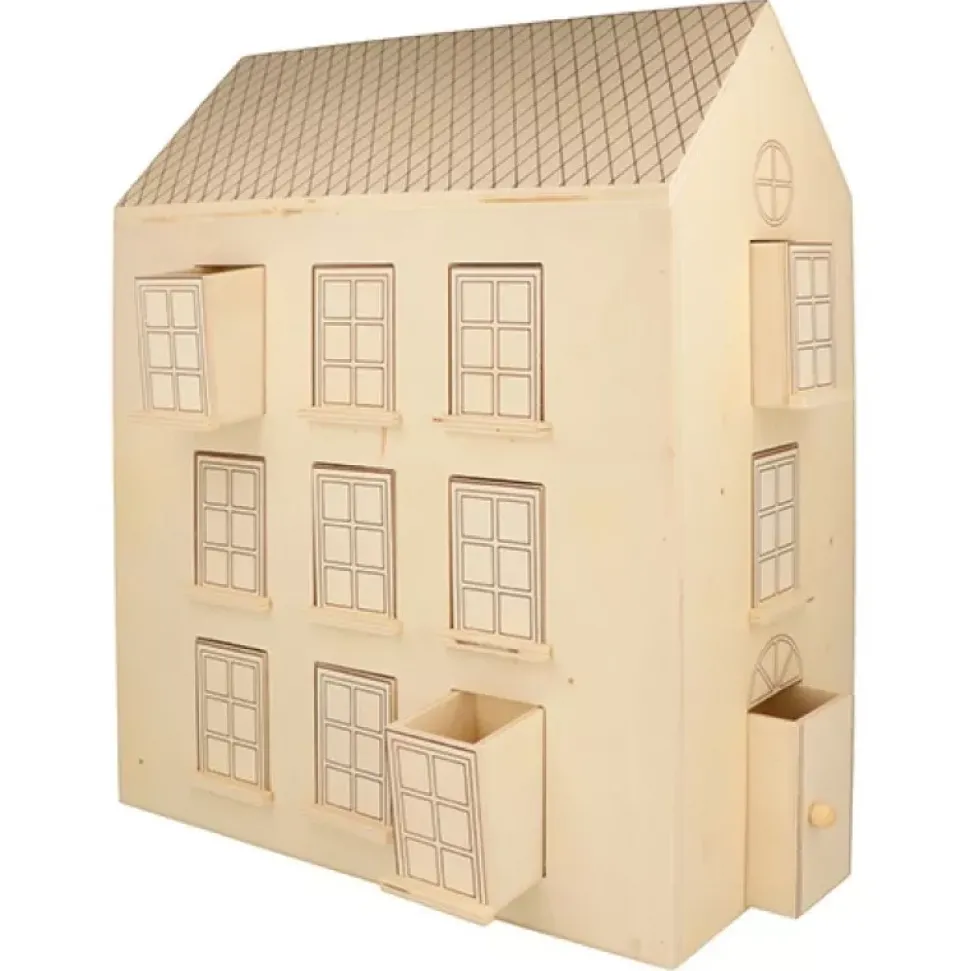 Calendario de adviento Casa con ventanas Artemio