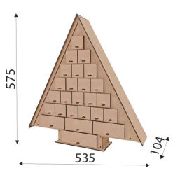 Calendario de Adviento Christmas tree Fabrika Decoru