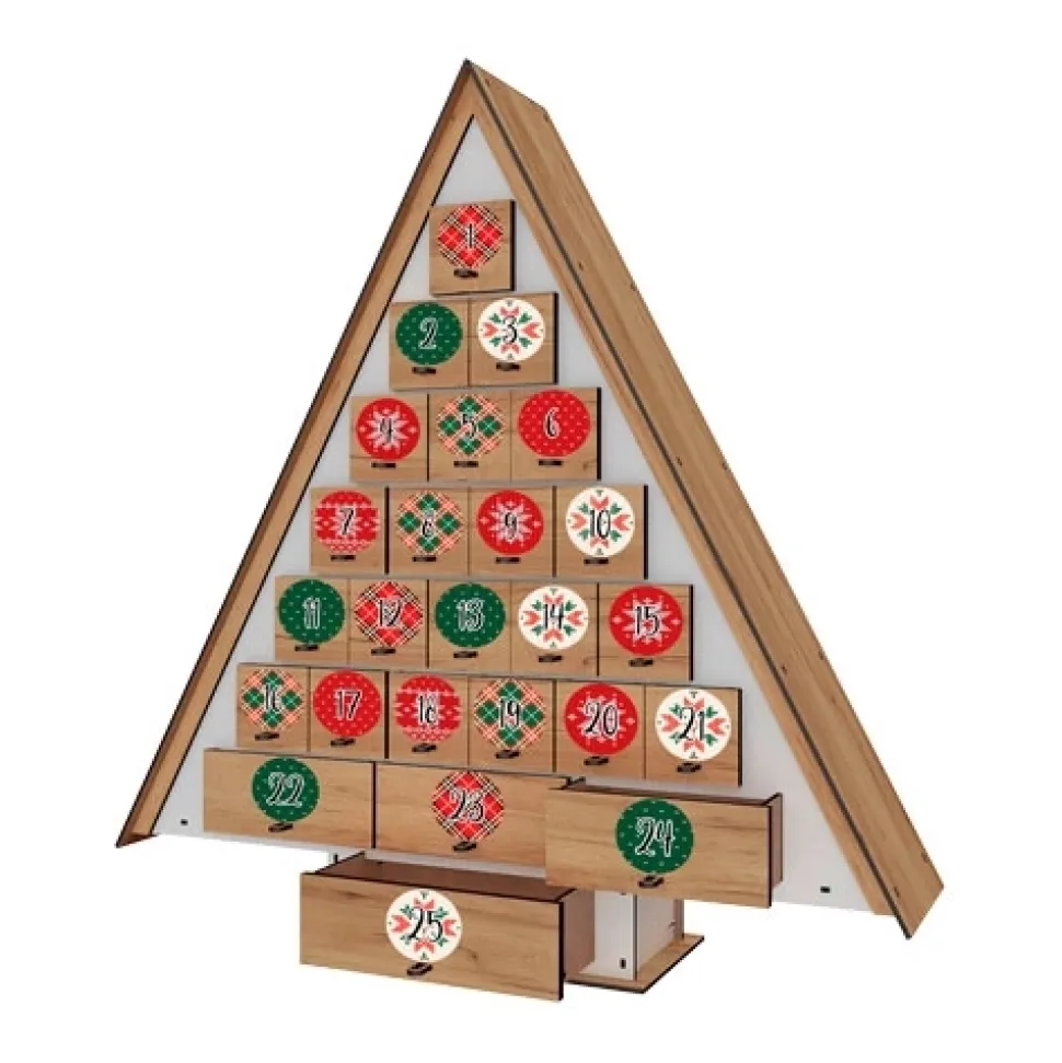 Calendario de Adviento Christmas tree Fabrika Decoru