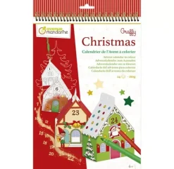 Calendario de Adviento Coloreable Graffy Christmas Avenue Mandarine