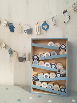 Calendario de Adviento con Cajas Redondas Artemio