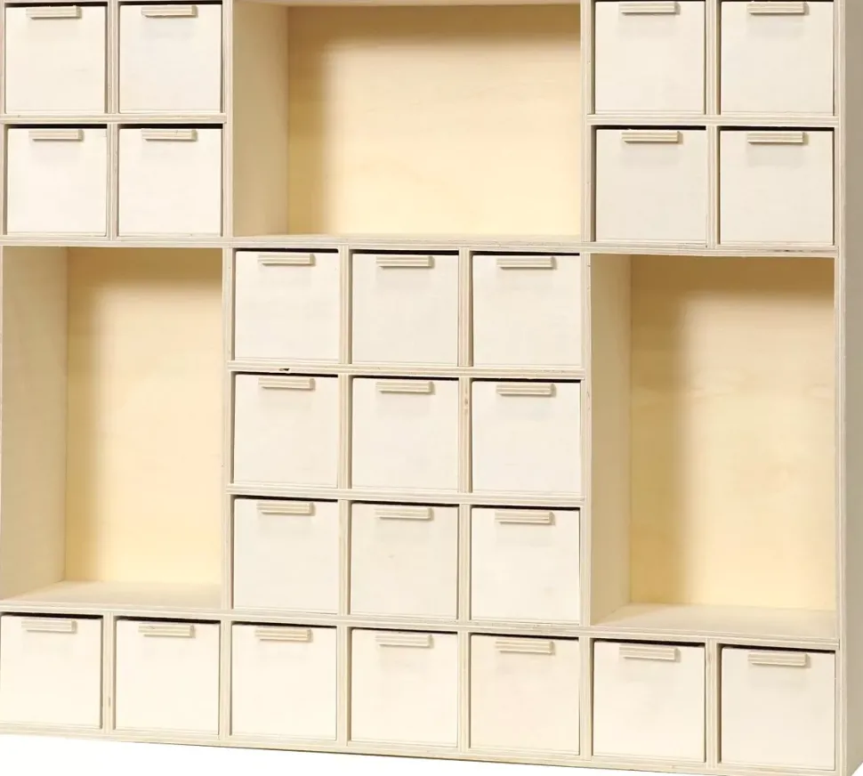 Calendario de Adviento de madera 3 Nichos Artemio