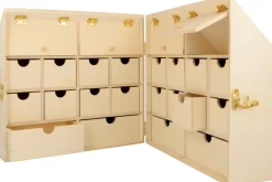 Calendario de Adviento de madera Casa con ático Artemio