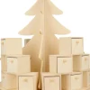 Calendario de Adviento de madera Árbol Artemio
