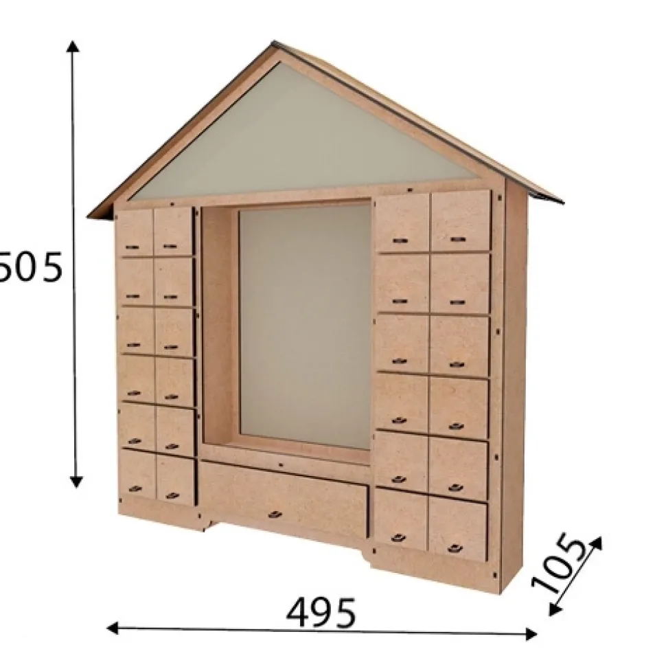 Calendario de Adviento Fairy House with Figurines Fabrika Decoru