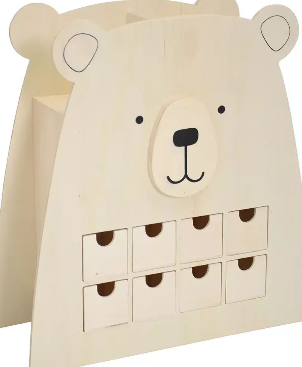 Calendario de Adviento Oso de Madera Artemio